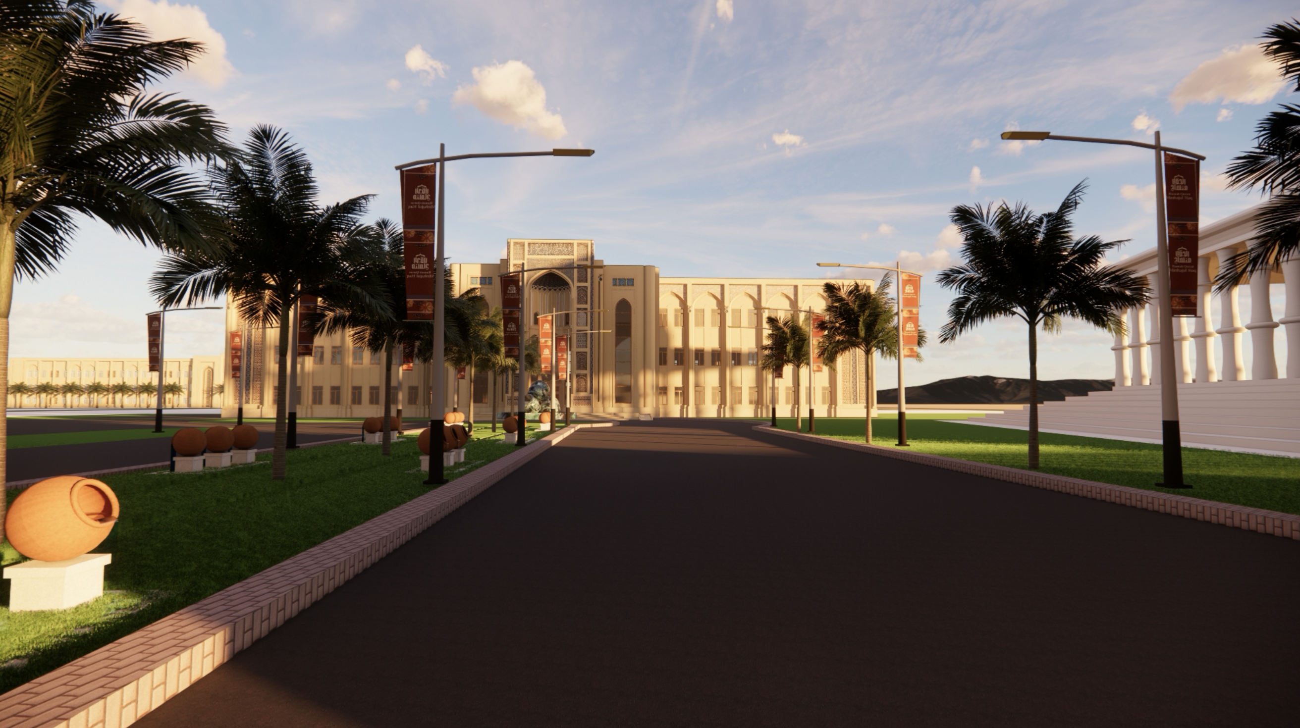 Jalan Masuk Menuju Area Kampus